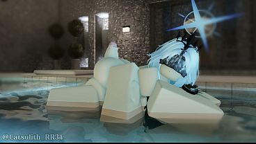 Sizzling Soles: Alsace Cosplayer's Poolside Seduction