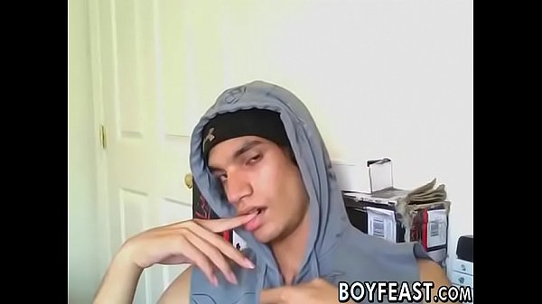 Play MP4 - Cute twink Tristan solo jerking off big cock before cumshot