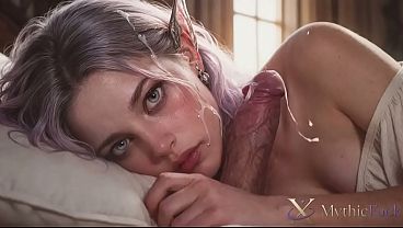 I Saved Silver-haired Princess From A Dragon And Fucked Her Hard With My Big Black Cock!! Who Is The Dragon Now?! [ai] thumbnail