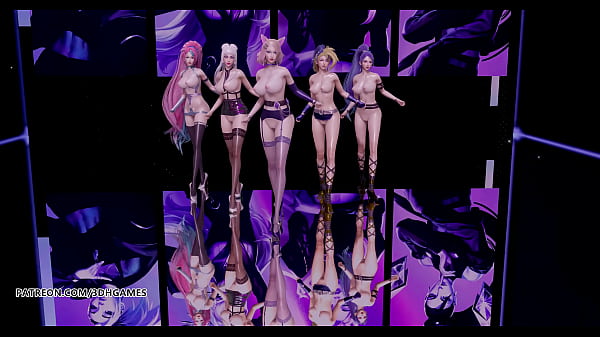 Play MP4 - &lbrack;MMD&rsqb; K&sol;DA - The Baddest Naked Dance KDA Ahri Akali Kaisa Evelynn Seraphine 4K 60FPS