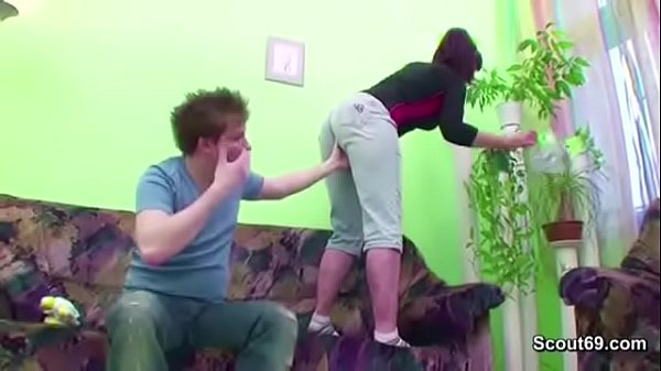 Young Boy_Seduce MILF Mom_to Fuck_her Hairy Holes