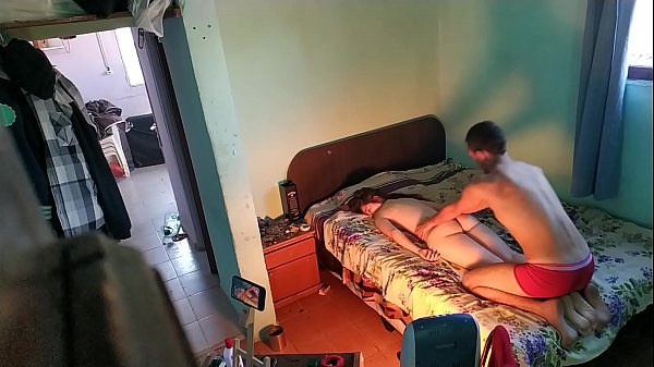 Play MP4 - My sexy wife comes home from work and lies naked in my bed to massage her big ass and fuck her