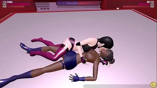 Korra vs juno kinky fight club strap on lesbian sexfight 