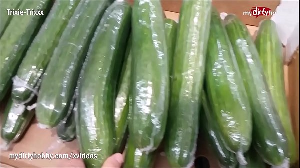 Busty Babe Masturbates With Cucumber thumbnail