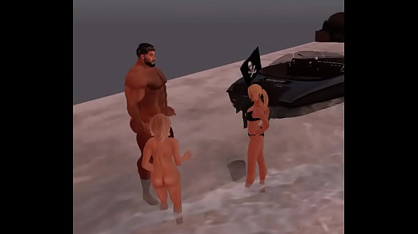 hunky_chris chester talks beach bimbos_into taking on_his huge_dick