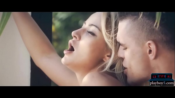 Play MP4 - Housewife MILF blonde has sex with the gardener outdoor