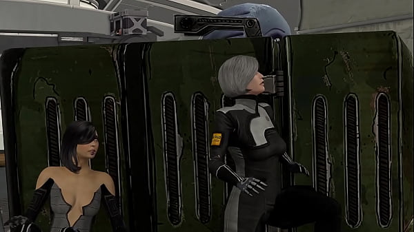 Shrunken human women swallowed by liara t'soni