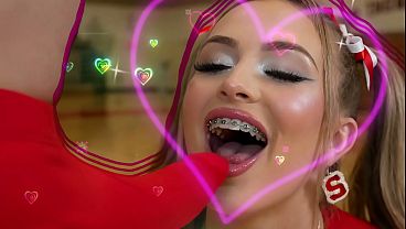 College Cheerleader With Braces Sucks Cock Ai thumbnail