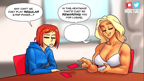 Reverse stip poker nsfw comic dub art nort 