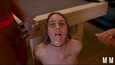 Trans Sophie &amp Monique Fuck Pearl On The Pool Table
