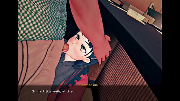 Minha irmã estava fazendo um boquete pordebaixodo balcão durante o trabalho NTR Online Parte_9