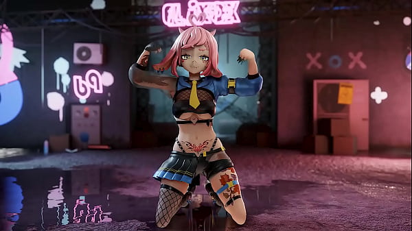 Nonton Vtuber Strips & Dances To Kpop Mmd thumbnail