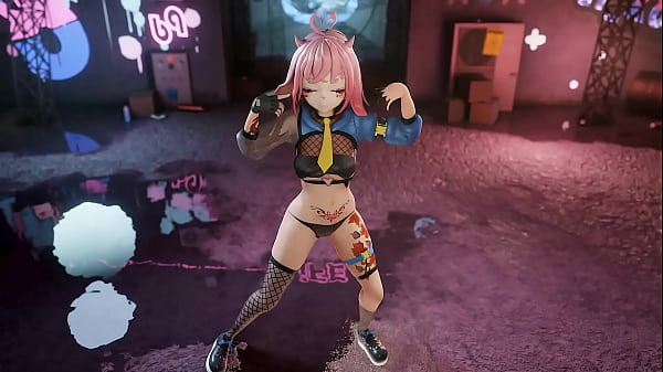 Vtuber strips & dances to kpop mmd