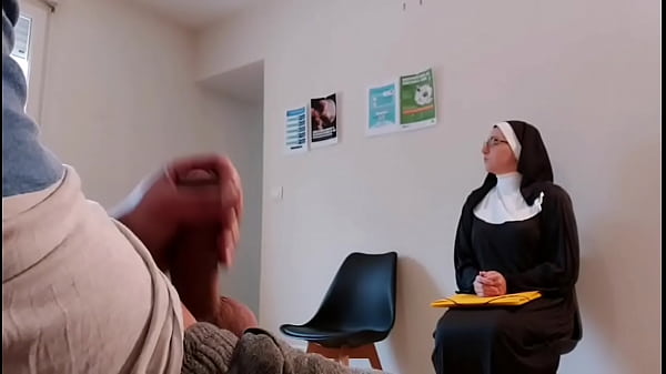 I take out my cock in front of this nonein the dentist waiting room, I'm really afraid of hisreaction