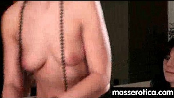 Massage therapist giving her patient some unknowing love 18 