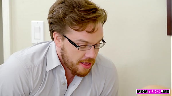 Hot MILF spanks her stepson and gets fucked hardcore