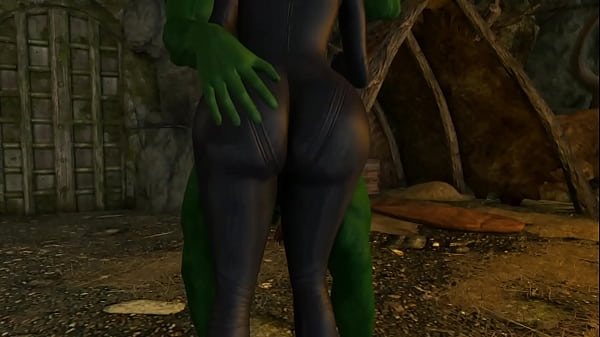 Scarlett Johansson getsHulk SMASHED