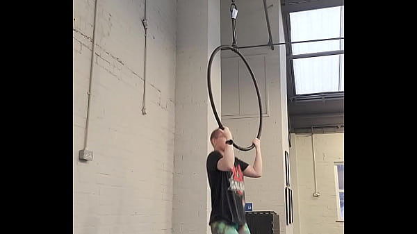 Learning lots of new aerial tricks 
