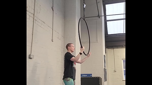 Learning lots of new aerial tricks 