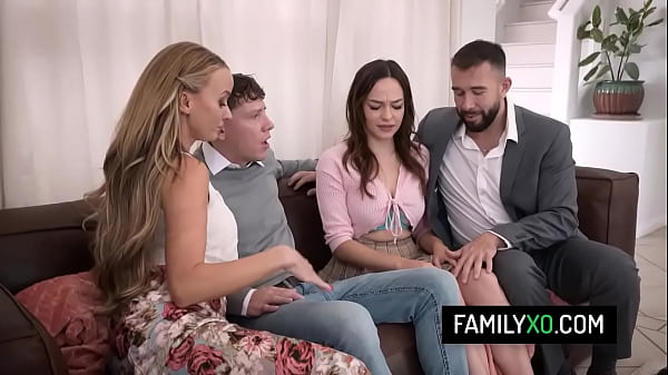 Teen step sibling fucking with their stepmom and stepdad Pristine Edge Rissa May