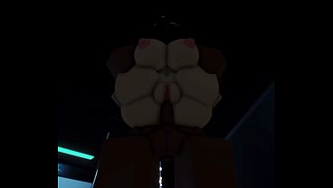 Quick fuck with snowbunny on roblox 