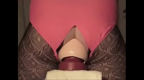 cross dresser rips ass on large toy 