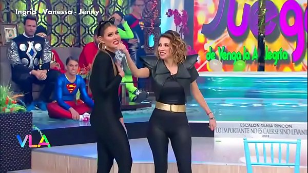 Ingrid, Vanessa y Jenny Nalgotas en DIsfraces Sexys VLA 20nov17 SLOW 