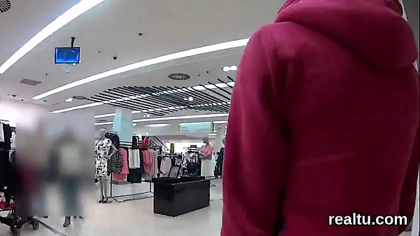 Enchanting czech chick is_teased in the mall and poked in pov