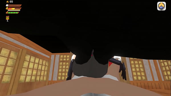 Sexy kitsune stockings feet in face 