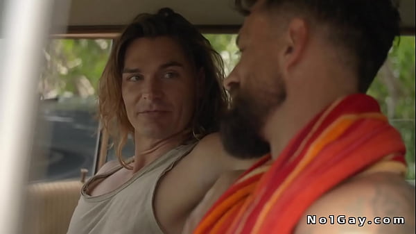 Falcon Surf Shop owner Alpha Wolfe met his old friend Ashley Stones after al ong time then  drove back him home where anal fucked and sucked him 