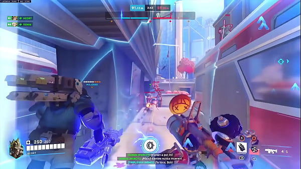 Epica jugada de la partida en overwach con junkrat en servidores de pc 