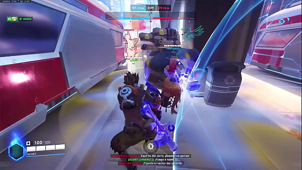 Epica jugada de la partida en overwach con junkrat en servidores de pc