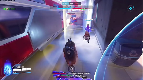 Epica jugada de la partida en overwach con junkrat en servidores de pc 