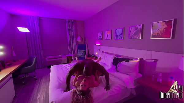 Bishop takes Queen...Freya to a hotel room to get to know his BBC up close and personal