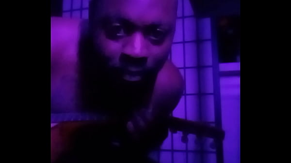 Purple lights while naked 4