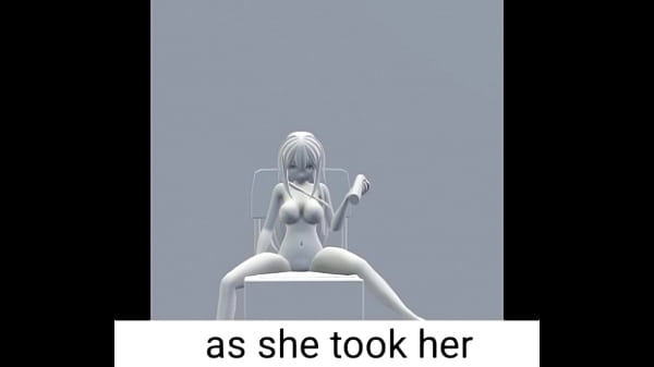 Hentai slut fucks herself in bathroom 