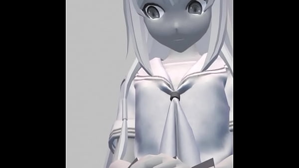 Hentai slut fucks herself in bathroom