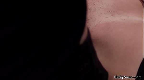 Shaved trainee is bound and anal_fucked