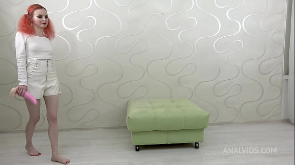 Strawberry Eva has fun with a kangaroo cock MS119