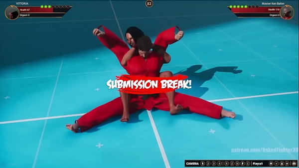 Vittoria vs master baiter nf3d mixed kinky combat maledom battle vr arena 