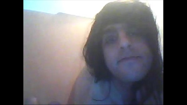 cute crossdresser smoking