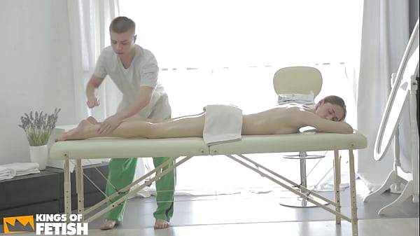 Cute Teen Gets A Hot Massage Before Having Deep Anal And Pussy Fuck With Her Masseur thumbnail