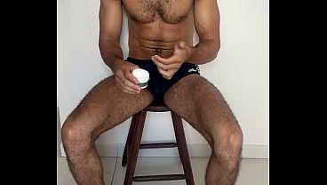Applying cream to my size 43/44 feet 