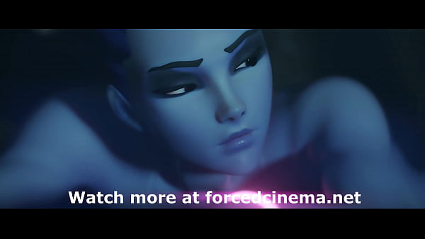 Blue girl fucked on table 