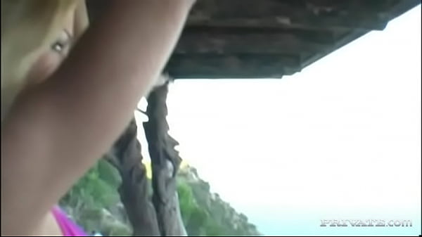 Nicky Angel Dirty Dancing Outdoors before Getting Interracial Facial