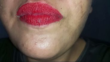 Red Lips and Popping Candy &ndash_ Tongue, Uvula, and Drool