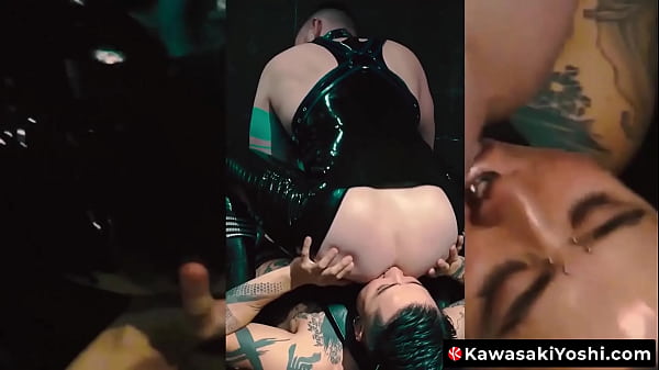 What better place than an underground fetish bar like Commander D in Taiwan for fisting Yoshi and Axel Abysse to take the stage for a sleazy night! 