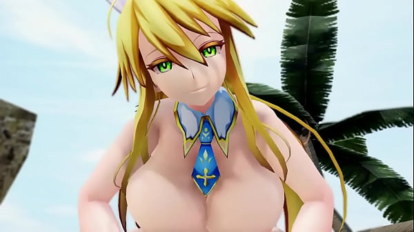 MMD Cowgirl Bunny_Girl riding