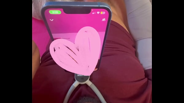 Make me cum from the other side of the screen edging my heavy cock on facetime