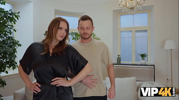 Vip4k sexy threesome with two busty russian sluts